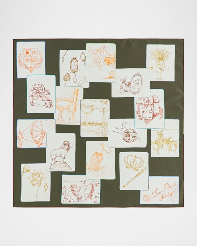 Heritage Silk Twill Foulard Scarf